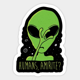 Ugh Humans Sticker